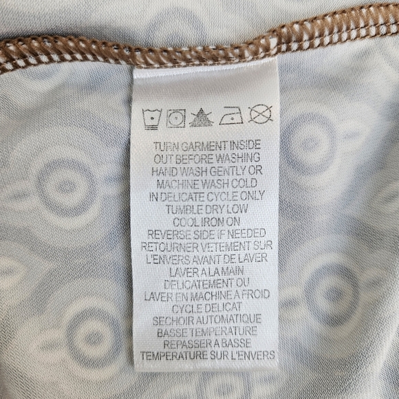 Hale Bob Long Sleeve Button Down Contemporary Luxury Top XS - Picture 6 of 10